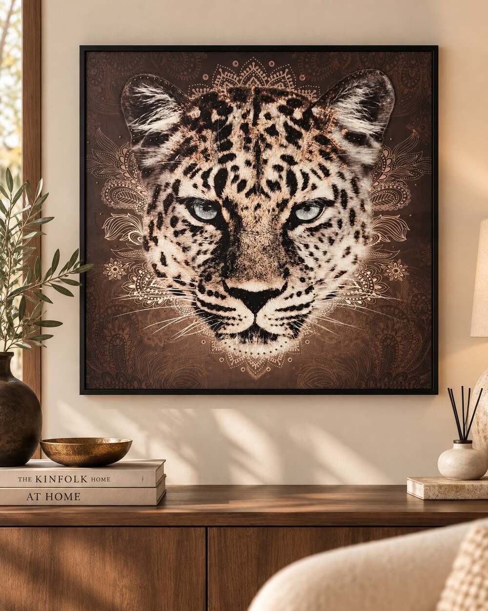 Bungalow Rose Potency Leopard Canvas Wall Art